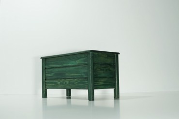 Küçük Yeşil Ayaklı Dikdörtgen Saksı