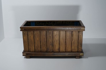 Kahverengi Ayaksız Dikdörtgen Saksı