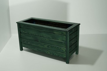 Yeşil Ayaklı Dikdörtgen Saksı