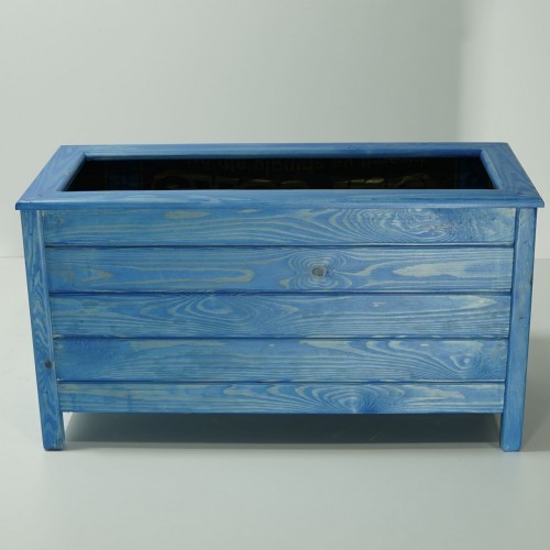 Mavi Ayaklı Dikdörtgen Saksı