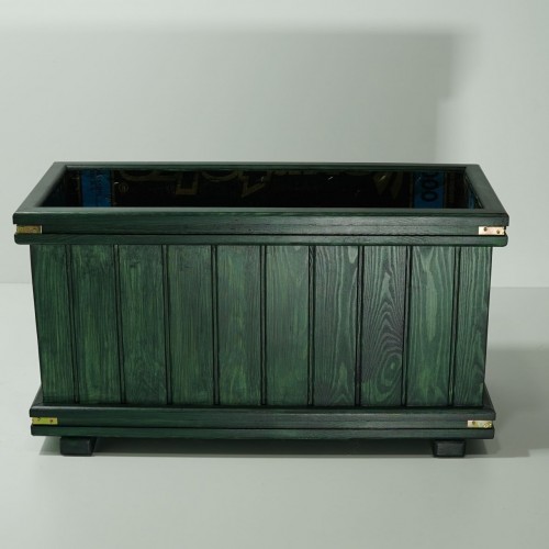 Yeşil Ayaksız Dikdörtgen Saksı