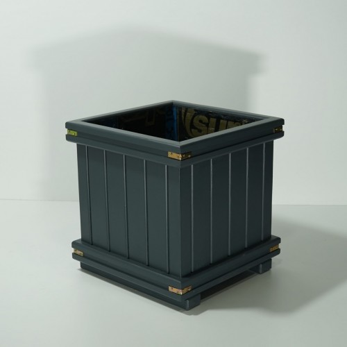 Yeşil Ayaksız Kare Saksı