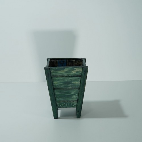 Yeşil Küçük Boy Kova Saksı