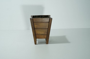 Kahverengi Küçük Boy Kova Saksı