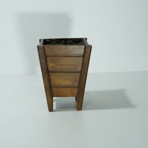 Kahverengi Küçük Boy Kova Saksı